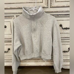 Hollister Cropped 1/4 Zip